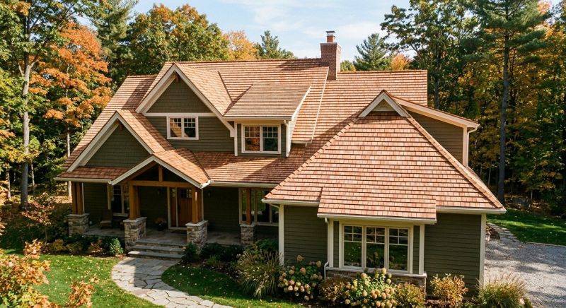 Cedar Roof Installation in East Randolph, VT