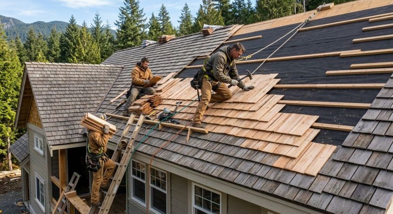 Cedar Roof Installation in Meriden, NH