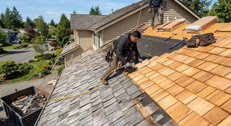 Cedar Roof Replacement in Barnard, VT