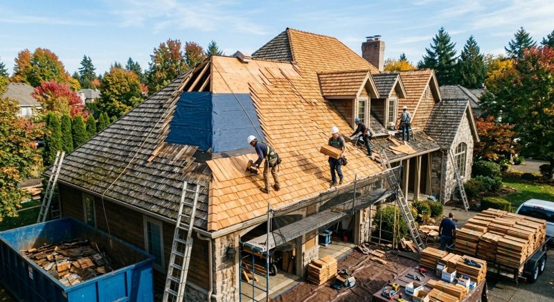 Cedar Shingles Replacement in North Hartland, VT