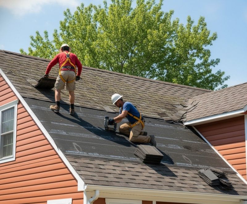 Damaged Roof Replacement in Rutland, VT