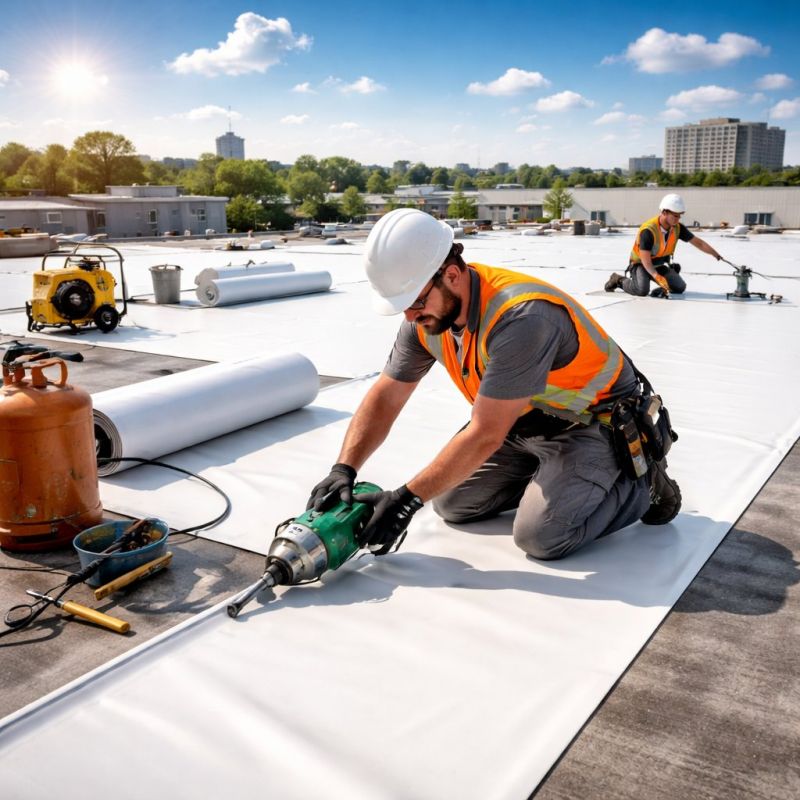 Epdm Roof Installation in Hartland, VT