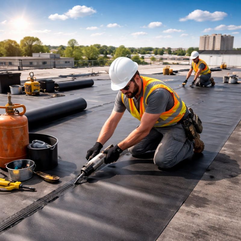 Epdm Roof Installation in Rutland, VT