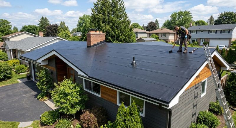 Epdm Roof Installation in Springfield, VT