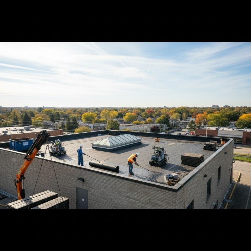 Flat Roof Replacement in West Lebanon, NH
