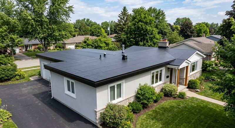 Rubber Roof Installation in Woodstock, VT