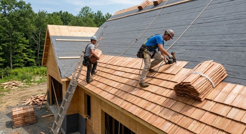 Shake Roof Replacement in North Hartland, VT