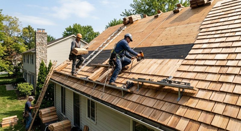 Shake Roof Replacement in White River Junction, VT