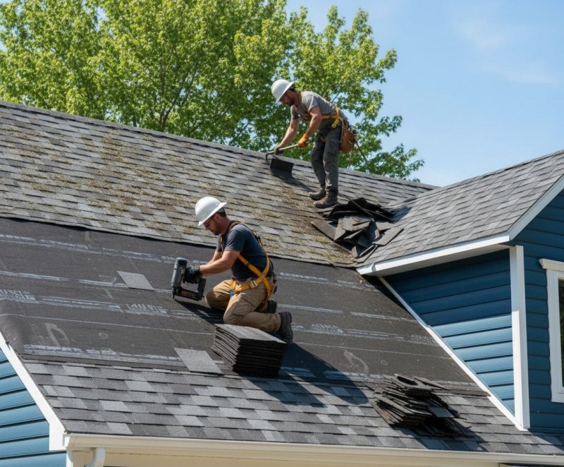 Shingle Roof Replacement in Springfield, VT