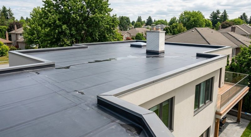 Single Ply Roof Installation in Claremont, NH