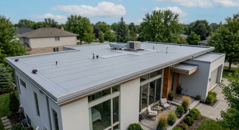 Single Ply Roof Installation in Woodstock, VT
