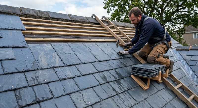 Slate Roof Installation in Windsor, VT