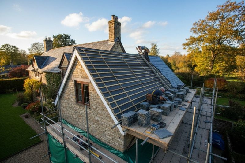 Slate Roof Replacement in East Thetford, VT