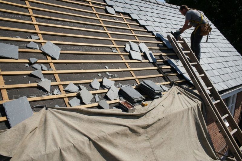 Slate Roof Replacement in Woodstock, VT