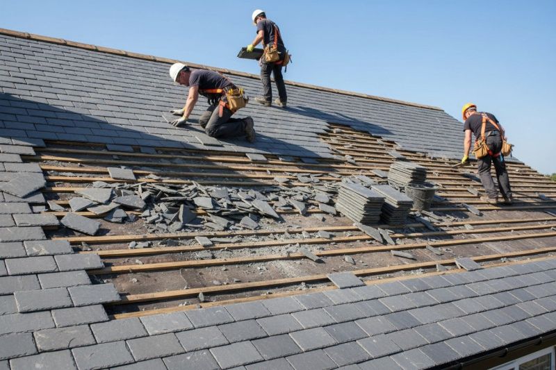 Slate Roof Replacement in Orange County, VT