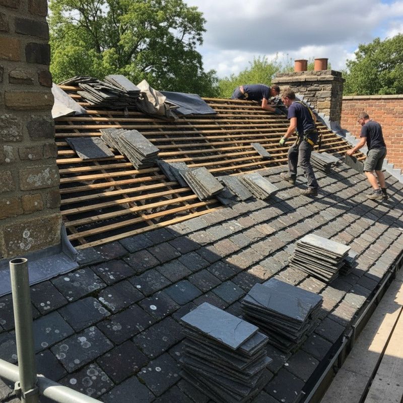 Slate Roof Replacement in West Lebanon, NH