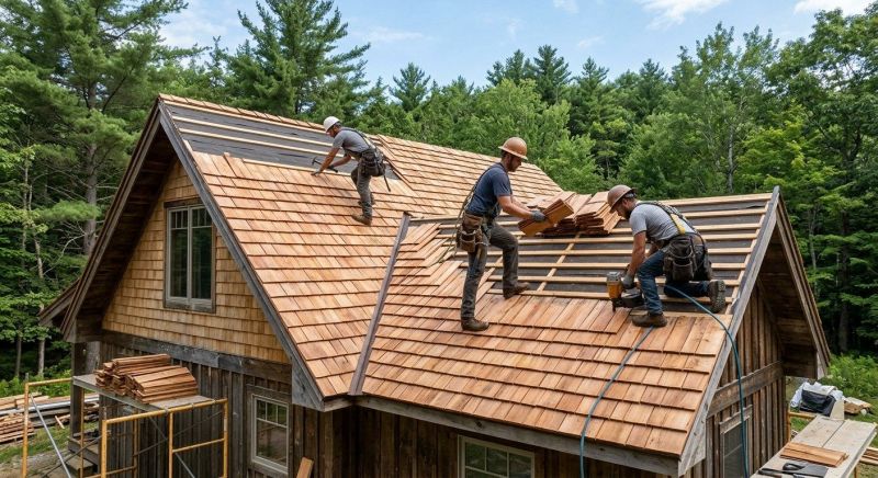 Wood Roofing Installation in Barnard, VT