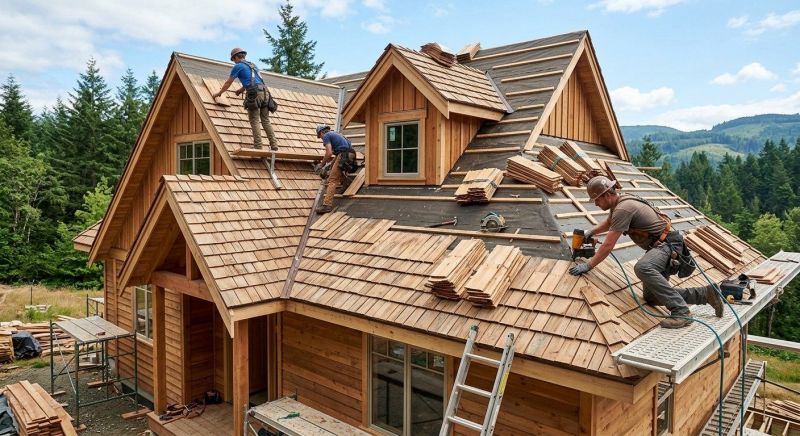 Wood Roofing Installation in Ludlow, VT