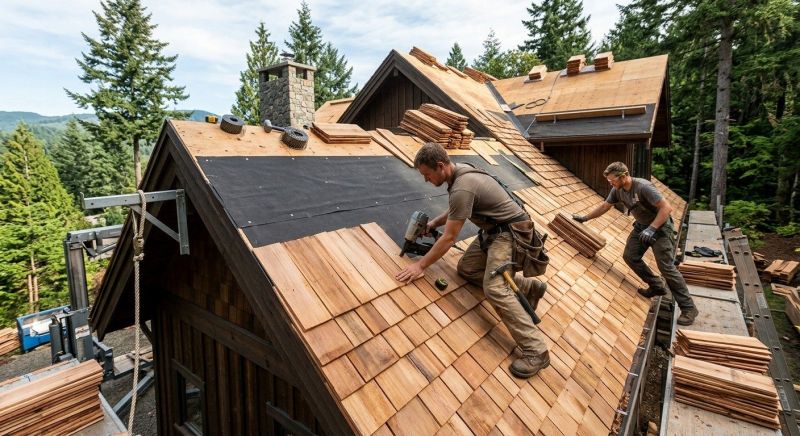 Wood Roofing Installation in Norwich, VT