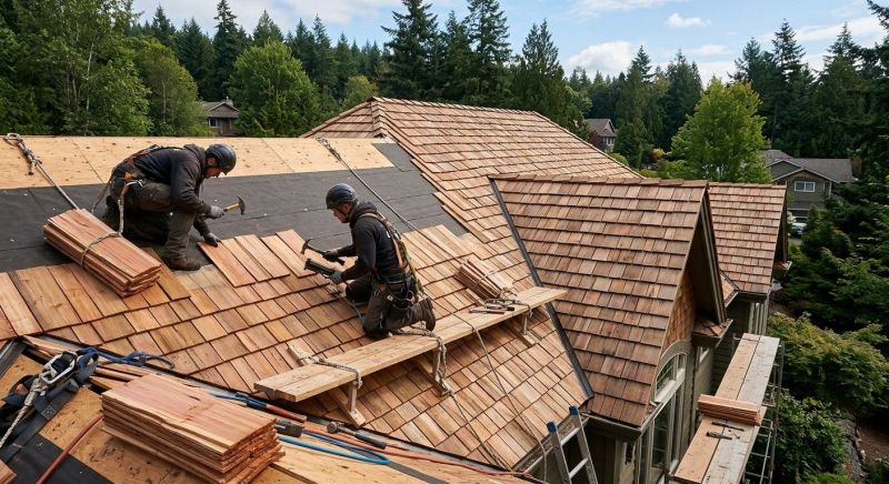 Wood Roofing Installation in Springfield, VT