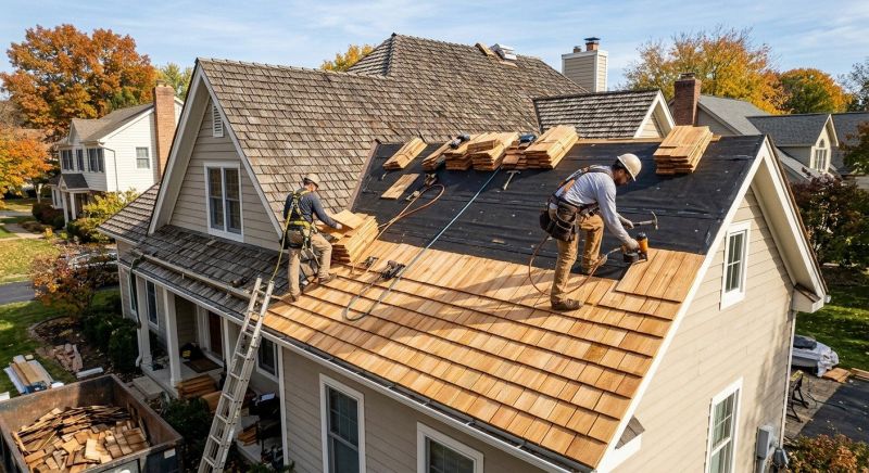 Wood Shake Roof Replacement in Killington, VT